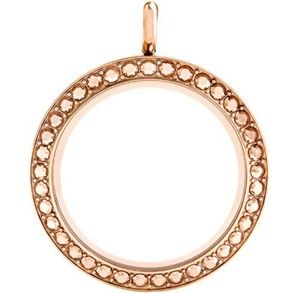 I S O Large Rose Gold Metallic Twist Face